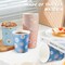 300-Pack 8 oz Paper Cups – Disposable Colorful Cups for Hot/Cold Beverages like Coffee, Tea, Water, or Juice, Perfect for Office, Parties, Home, and Travel – Daisy Design